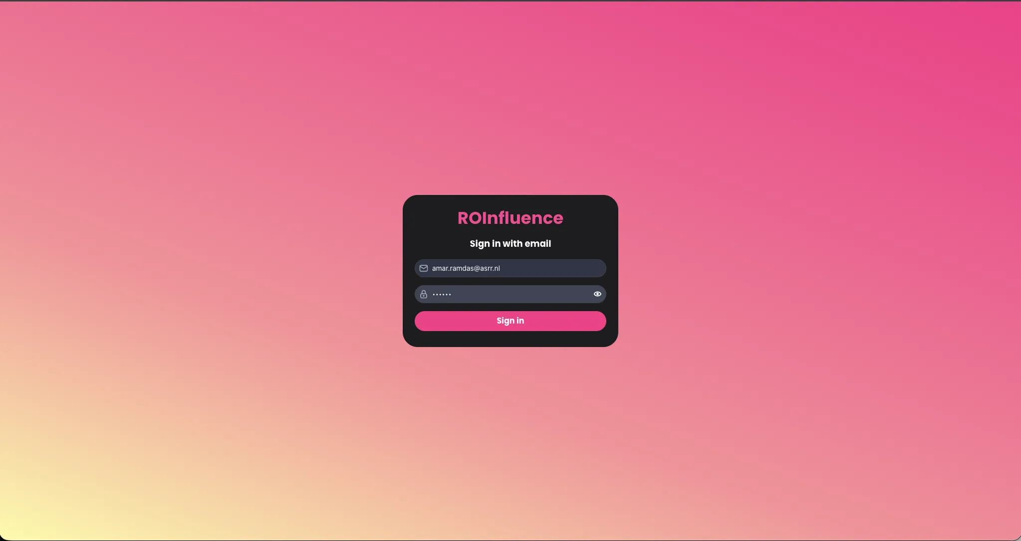 ROInfluence — Influencer Campaign Platform