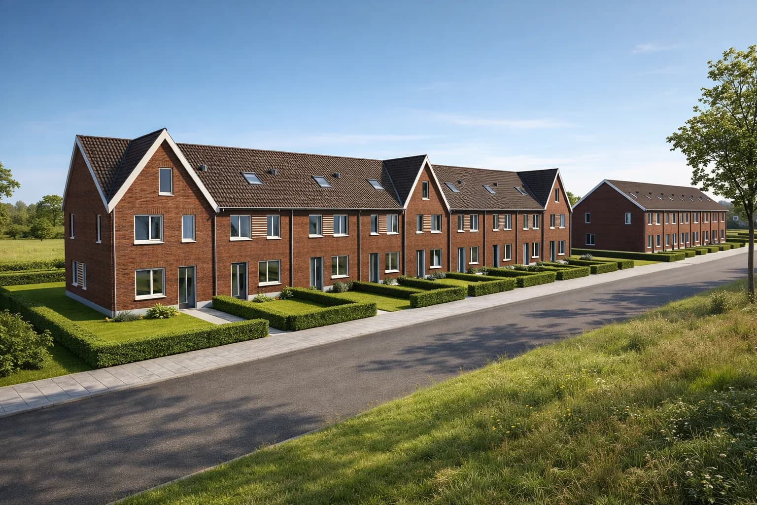 Residential street render